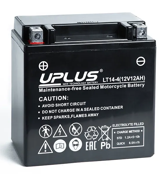 Мото аккумулятор Leoch UPLUS Super Start LT14B-4 12Ah