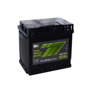 Аккумулятор автомобильный 777 GREEN 60 Ач о.п.