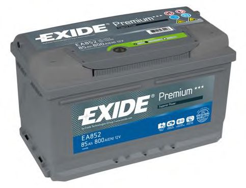 Аккумулятор автомобильный EXIDE – 85 о.п. низкий EA852 (Exide Technologies)