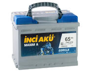 Аккумулятор автомобильный INCI AKU Maxim A 65L 640 А прям. пол. 65 Ач (L2 065 064 113)