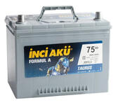 Аккумулятор автомобильный INCI AKU Formul A 75L 600 А прям. пол. 75 Ач (D26 075 060 117)